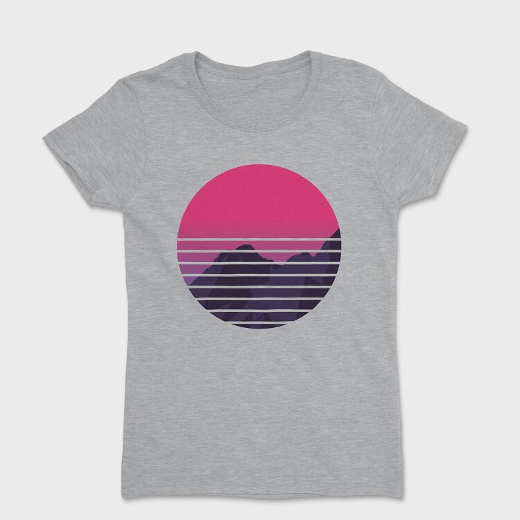 Retro Mountain, Tricou Femei