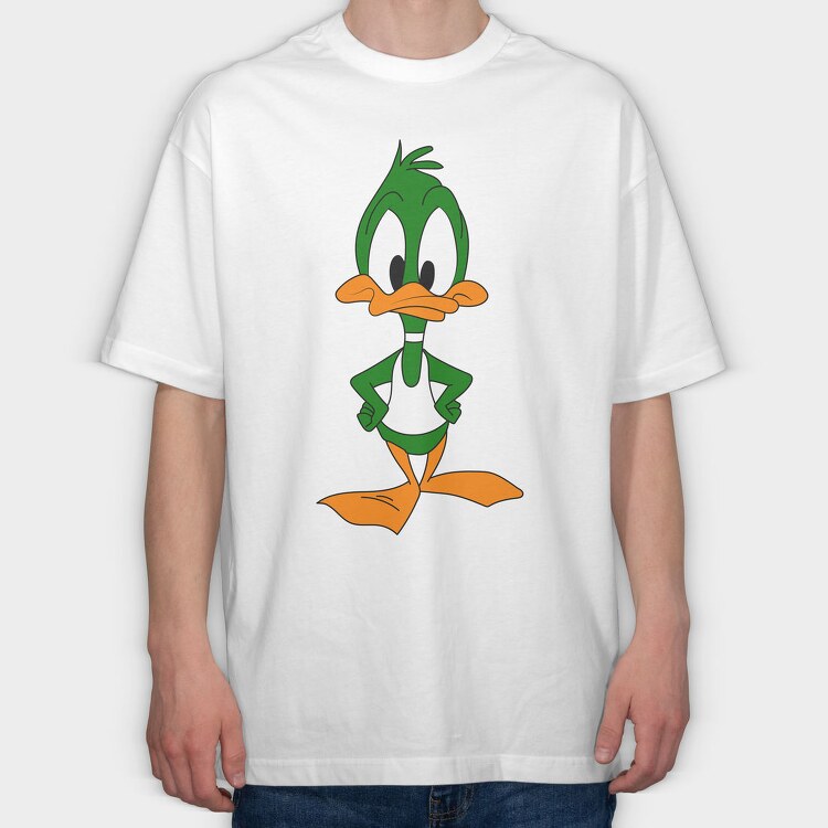 Daffy Duck Dive, Tricou Oversize Barbati (Unisex)