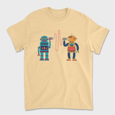 Robots Walkie Talkie, Tricou Barbati (Unisex)