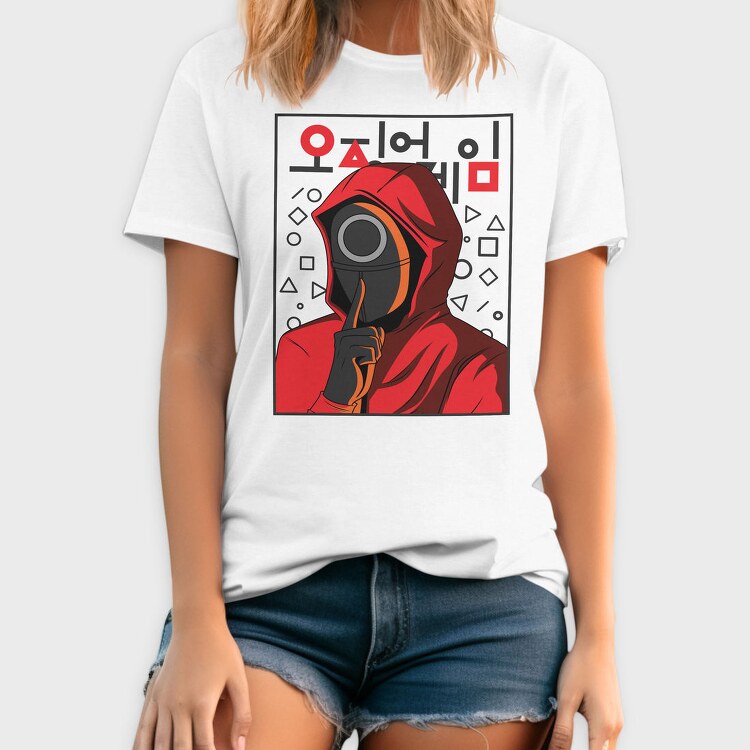 Red Hooded Whisper, Tricou Barbati (Unisex)