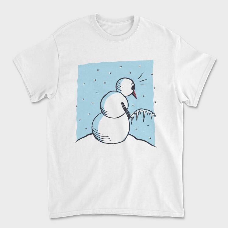 Snowman Peeing, Tricou Barbati (Unisex)