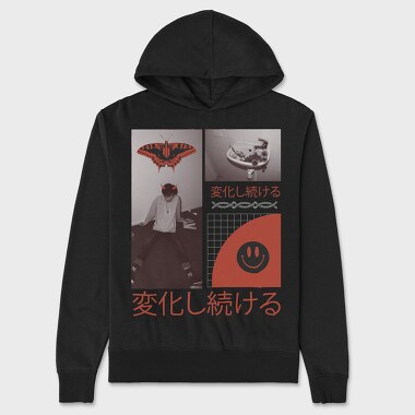 Anime Japanese 8, Hanorac Oversize Barbati (Unisex)