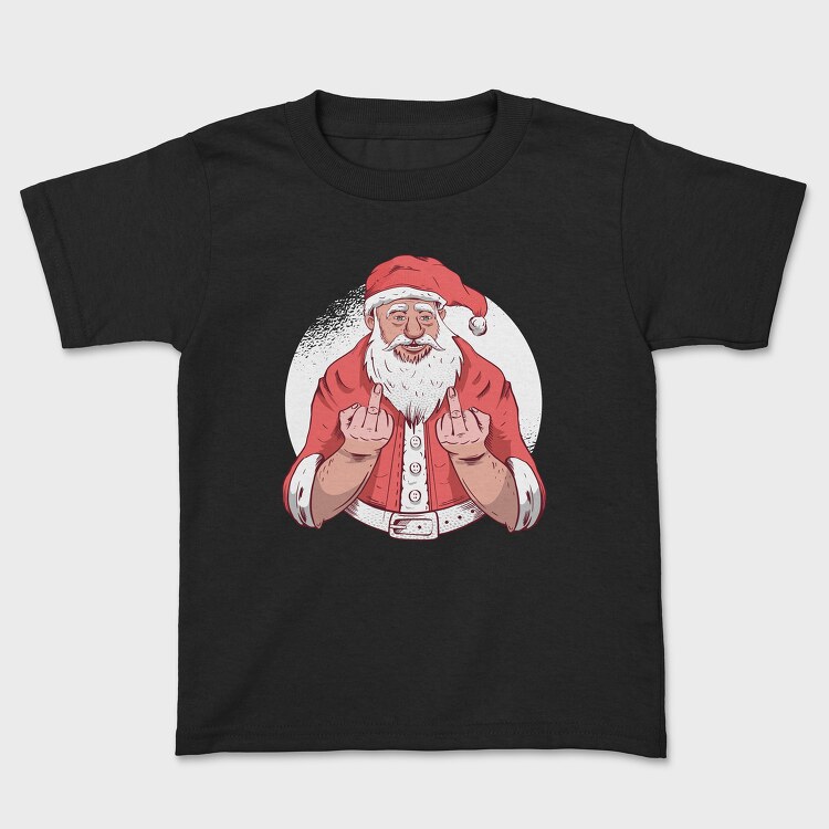 Santa Middle Finger, Tricou Copii