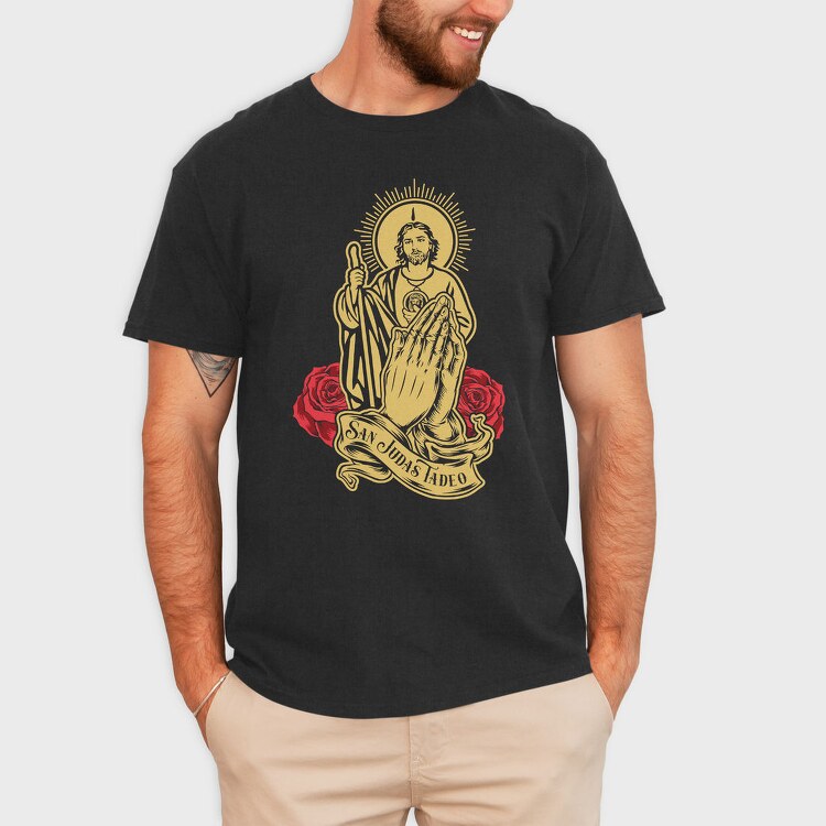Saint Jude Prayer, Tricou Barbati (Unisex)