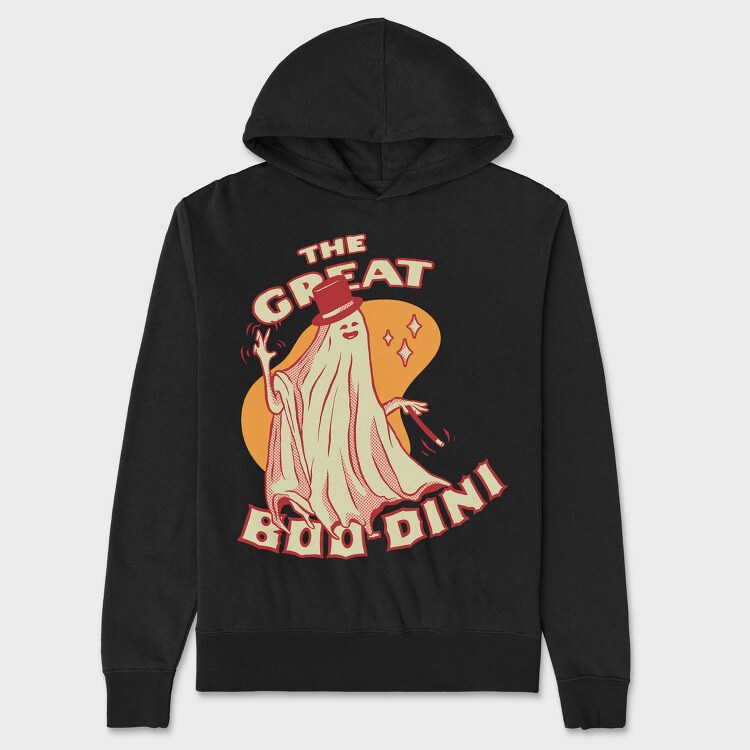 Funny Ghost, Hanorac Oversize Barbati (Unisex)