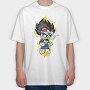 Day Of The Dead Vegeta, Tricou Oversize Barbati (Unisex)
