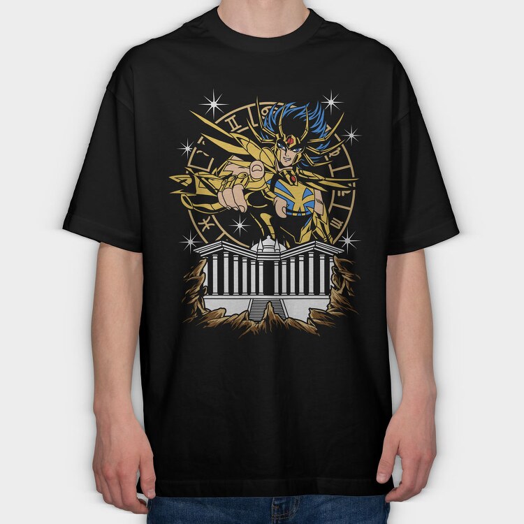 Saint Seiya Armor, Tricou Oversize Barbati (Unisex)