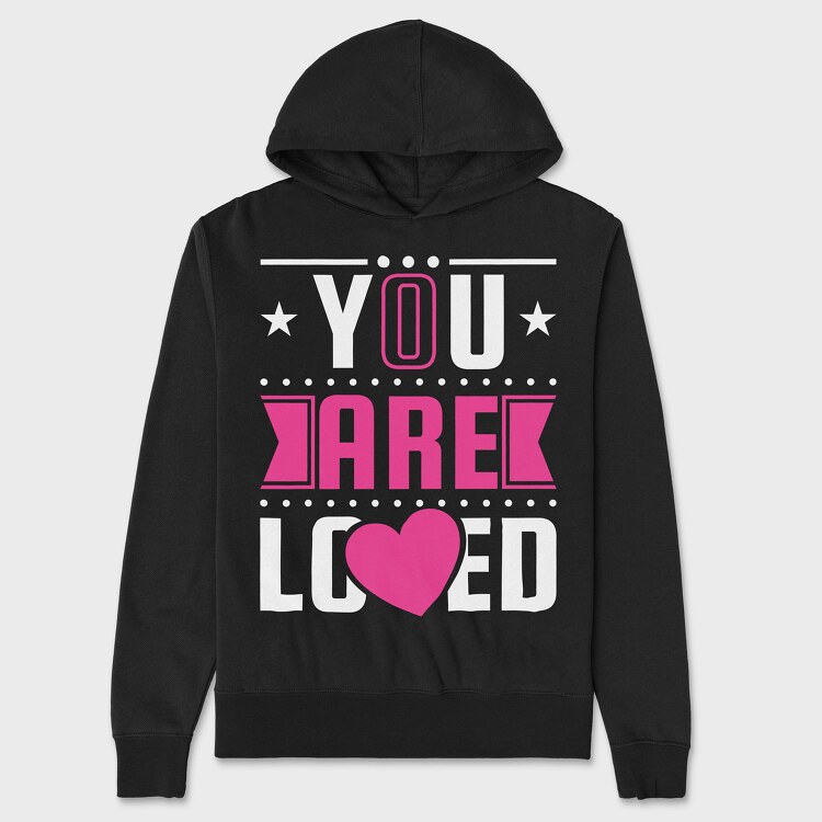 You Are Loved, Hanorac Oversize Barbati (Unisex)