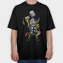 Thor Hammer Punch, Tricou Oversize Barbati (Unisex)