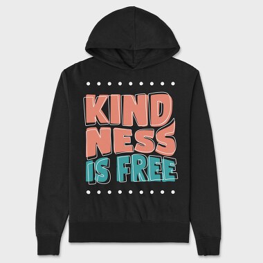 Kindness Is Free, Hanorac Oversize Barbati (Unisex)