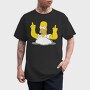 Homer Middle Finger, Tricou Barbati (Unisex)