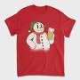 Tricou Barbati (Unisex), Snowman Beer