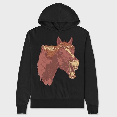 Hanorac Barbati (Unisex), Horse Head