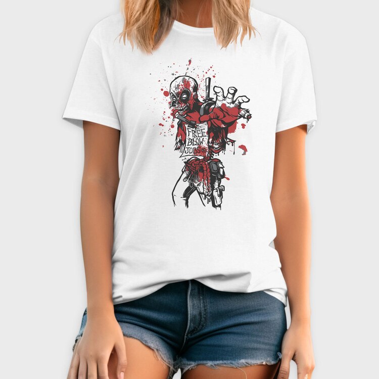 Deadpool Free Blow Jobs, Tricou Barbati (Unisex)
