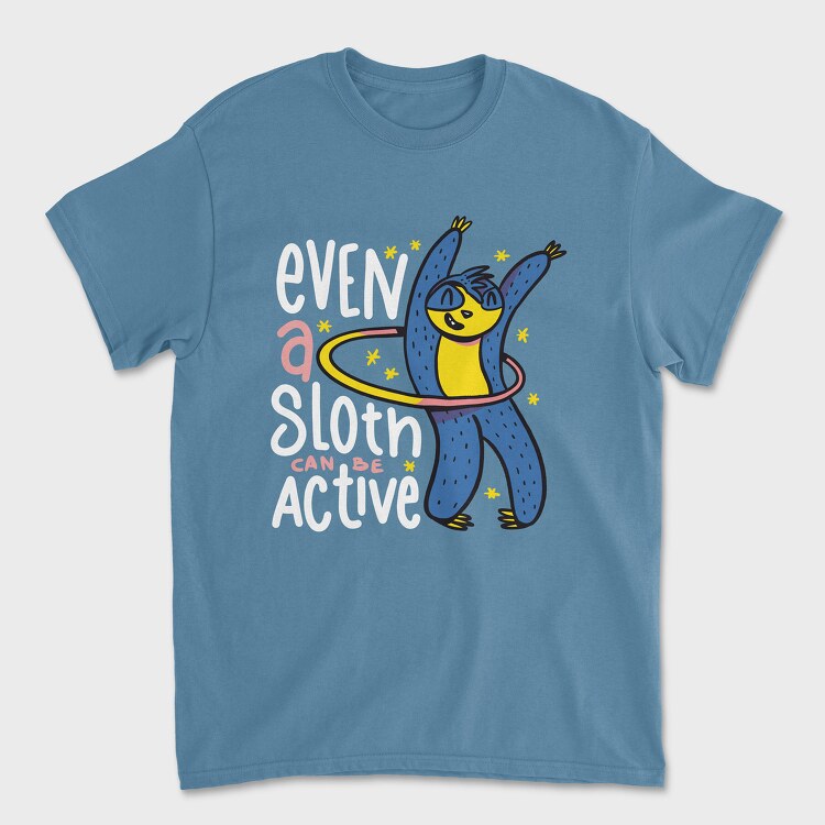 Tricou Barbati (Unisex), Active Sloth