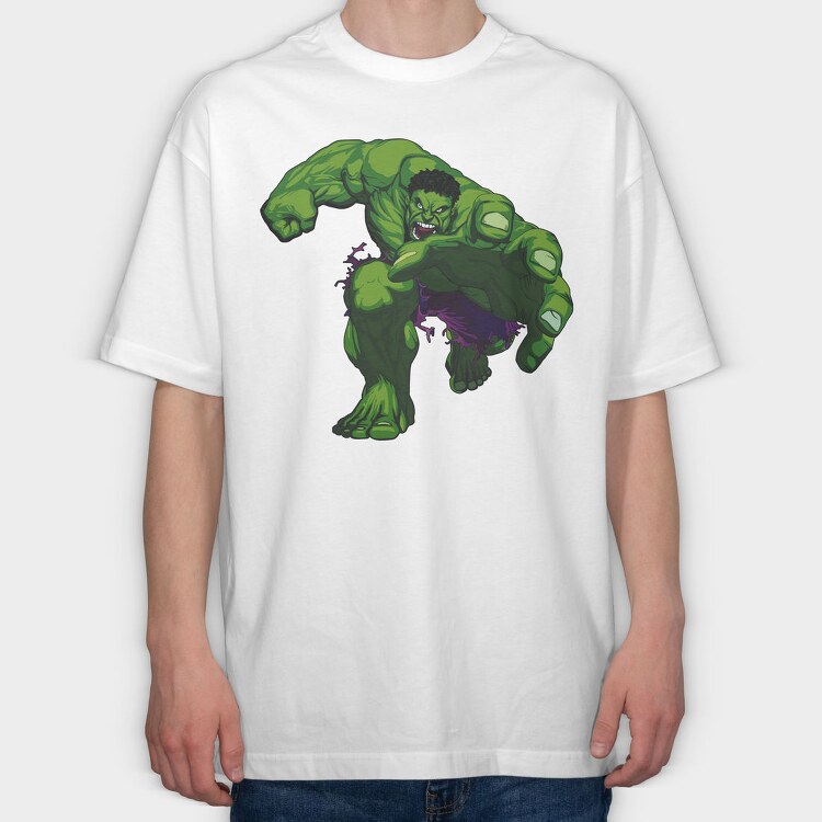 Hulk Rage, Tricou Oversize Barbati (Unisex)