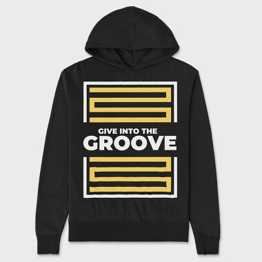 Give Into the Groove, Hanorac Oversize Barbati (Unisex)