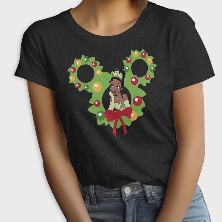 Tiana Holiday Wreath, Tricou Femei