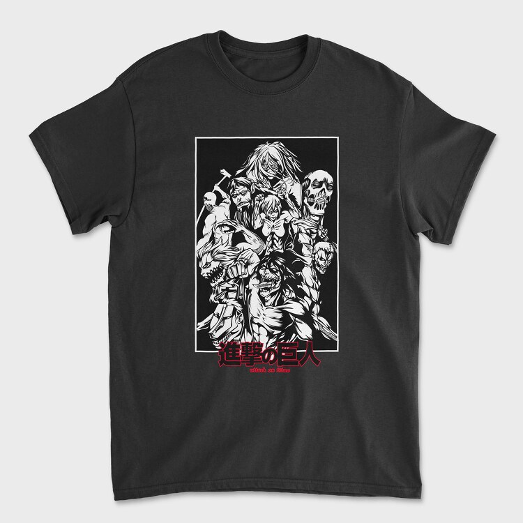 Tricou Barbati (Unisex), Attack on Titan 35