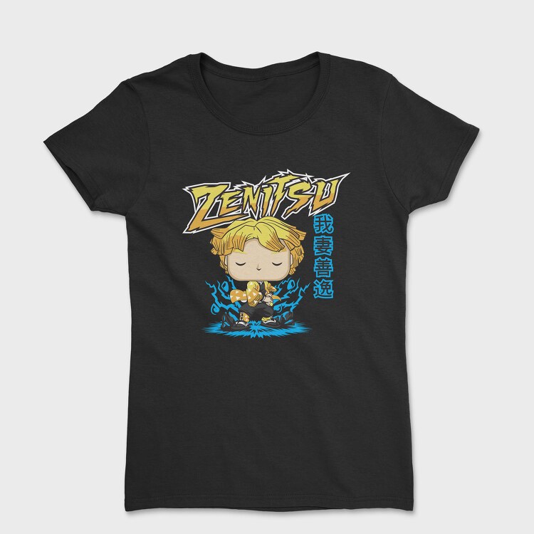 Tricou Femei, Funko Anime Demon Slayer Zenitsu