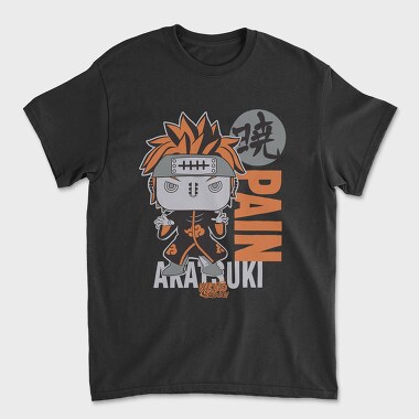 Funko Anime Naruto Pain, Tricou Barbati (Unisex)