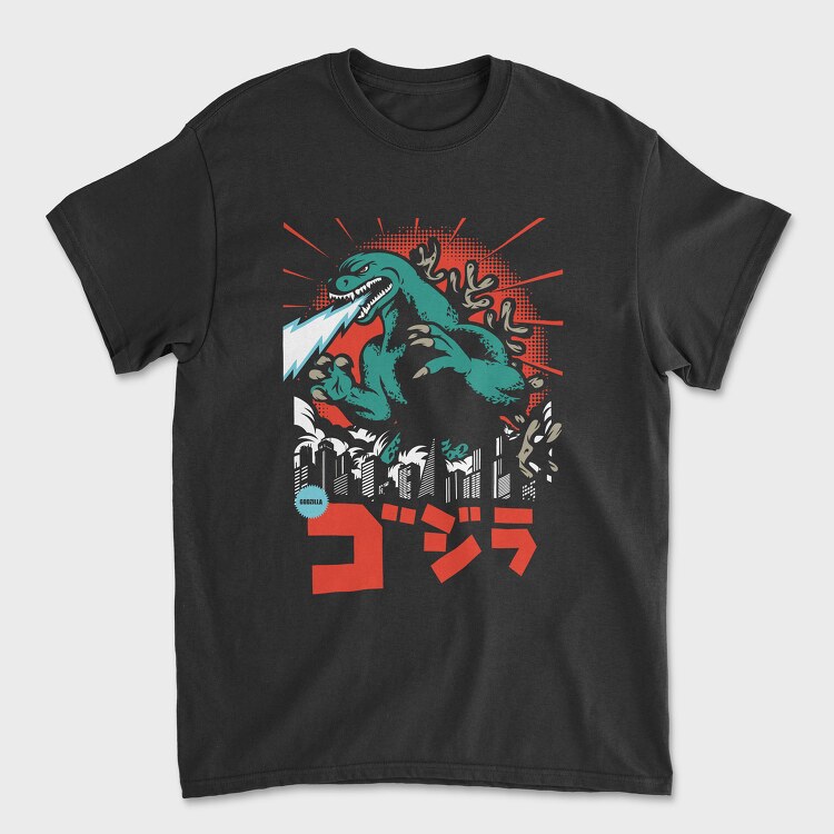 Tricou Barbati (Unisex), Godzilla