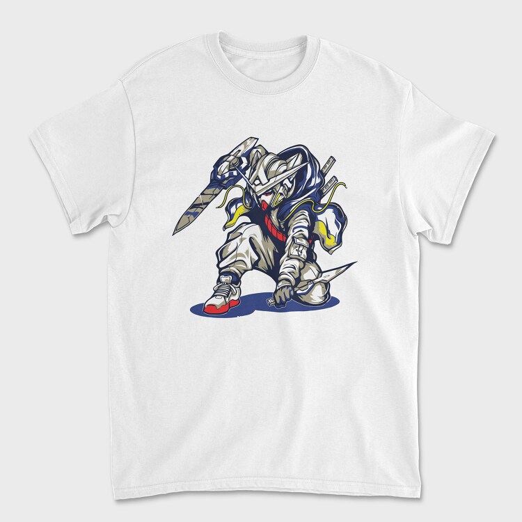 Tricou Barbati (Unisex), Gundam Ninja Rudy