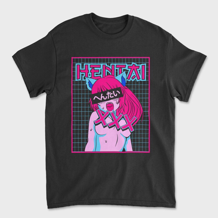 Tricou Barbati (Unisex), Hentai 1