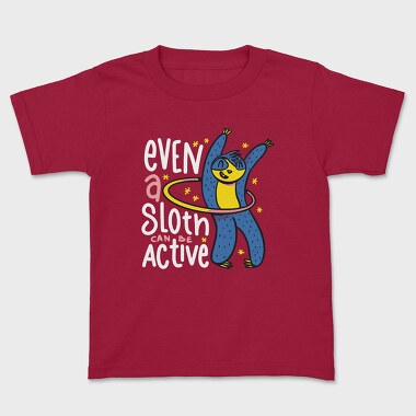 Tricou Copii, Active Sloth