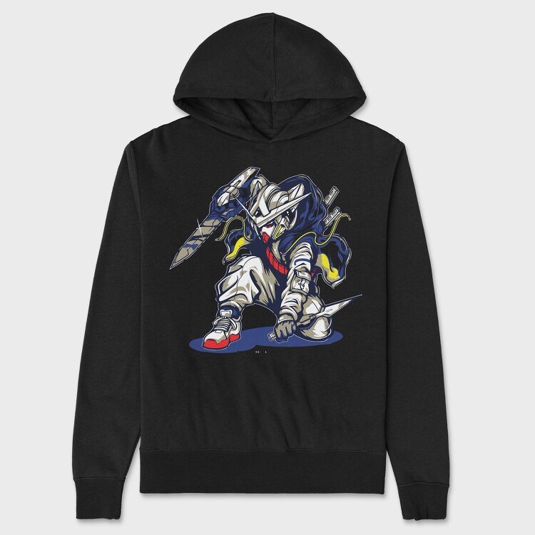 Gundam Ninja Rudy, Hanorac Oversize Barbati (Unisex)