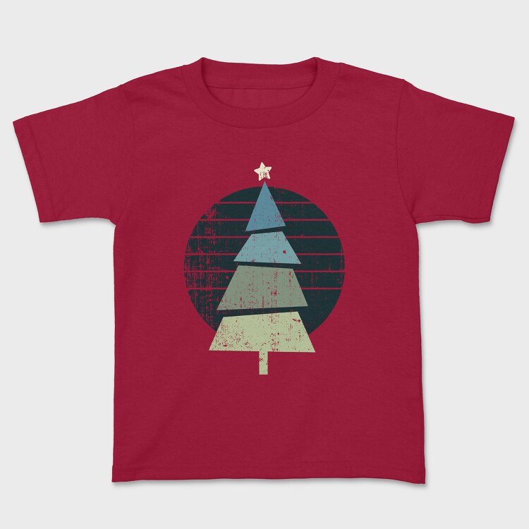 Retro Christmas Tree, Tricou Copii