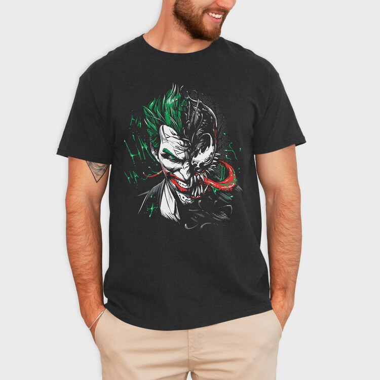 Joker Laugh, Tricou Barbati (Unisex)