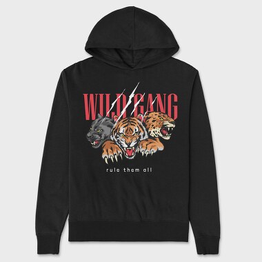 Wild Cats Gang, Hanorac Oversize Barbati (Unisex)