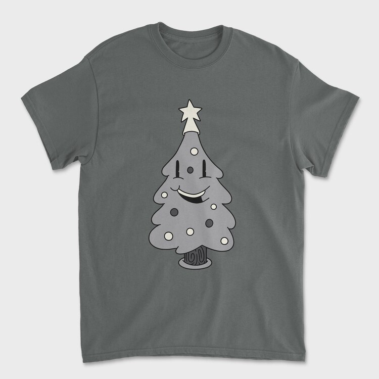 Christmas Tree Retro, Tricou Barbati (Unisex)