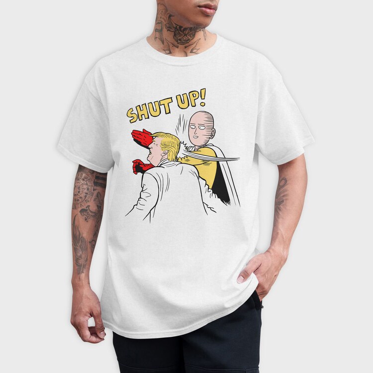 Shut Up Saitama, Tricou Barbati (Unisex)