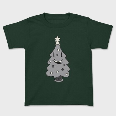 Tricou Copii, Christmas Tree Retro