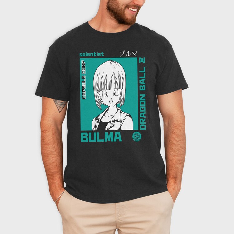 Dragon Ball Bulma Scientist, Tricou Barbati (Unisex)