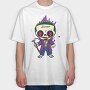 Joker Skull Damage, Tricou Oversize Barbati (Unisex)