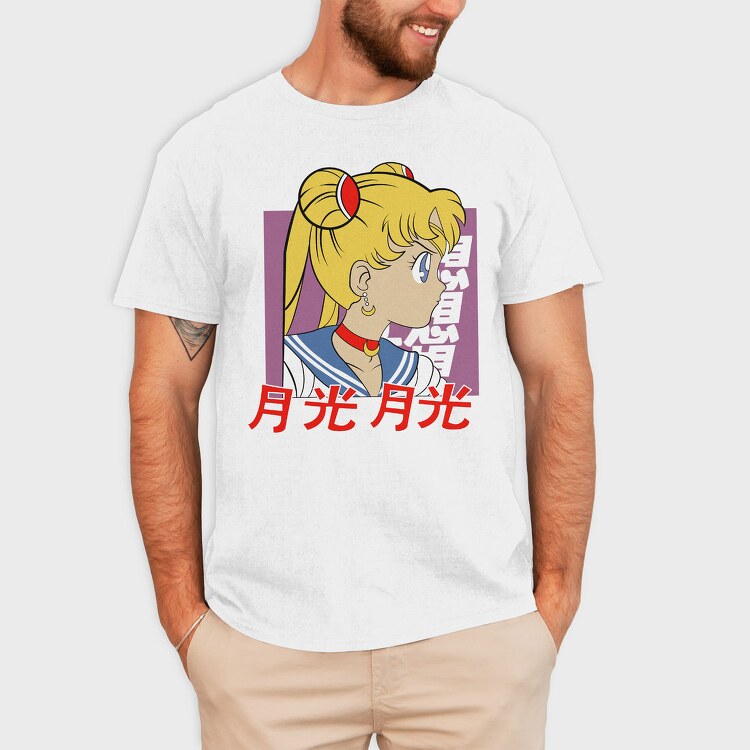 Sailor Moon Moonlight 3, Tricou Barbati (Unisex)