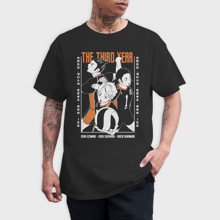 Haikyuu 2, Tricou Barbati (Unisex)