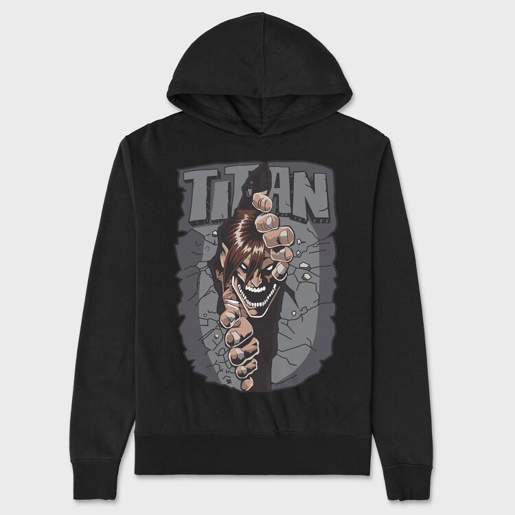 Attack on Titan 14, Hanorac Oversize Barbati (Unisex)