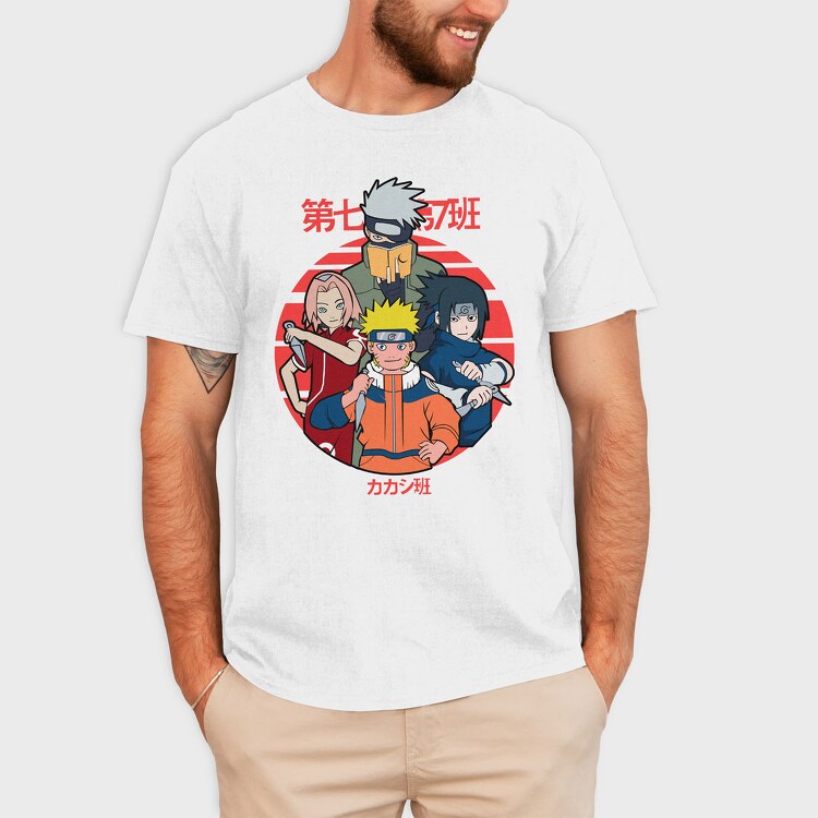 Naruto 10, Tricou Barbati (Unisex)