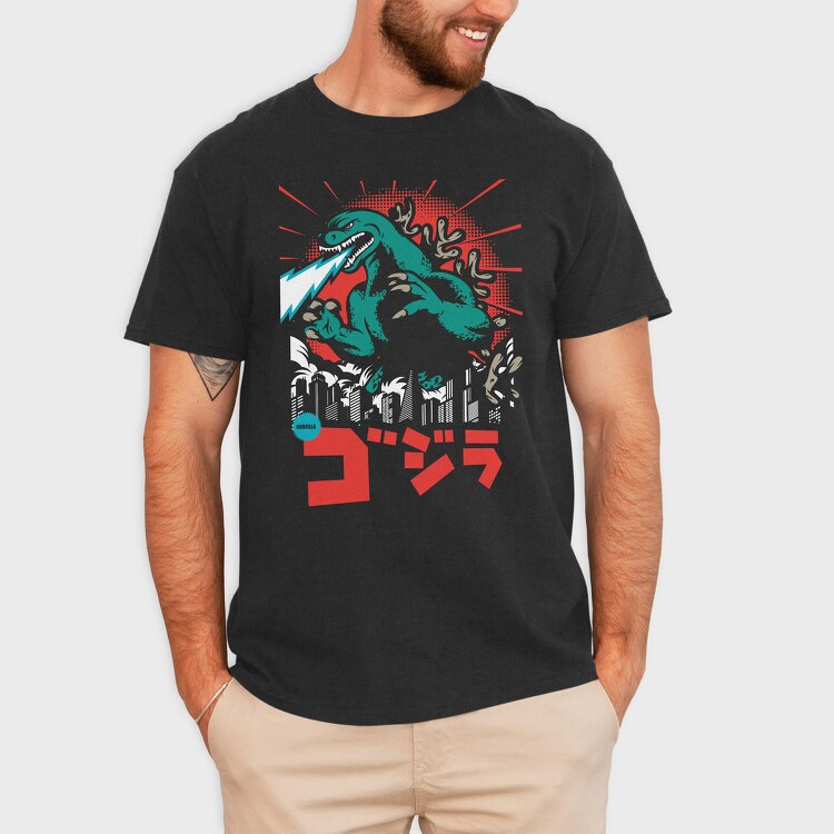Godzilla Roar, Tricou Barbati (Unisex)