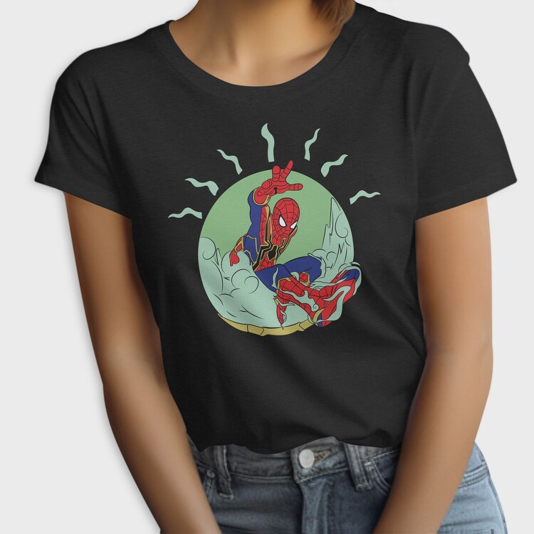 Spiderman Meditate, Tricou Femei