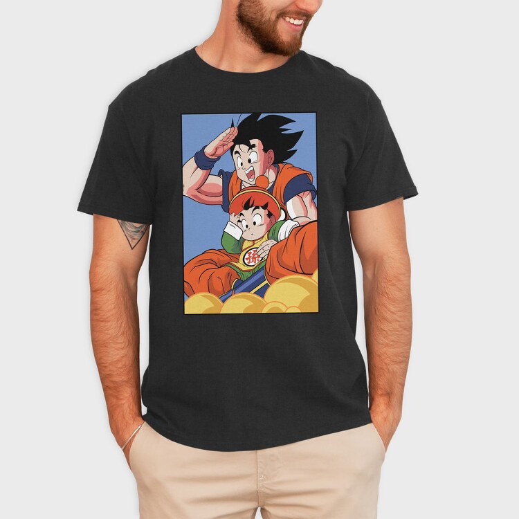 Goku And Son Goku, Tricou Barbati (Unisex)