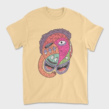 Abstract Monster 2, Tricou Barbati (Unisex)