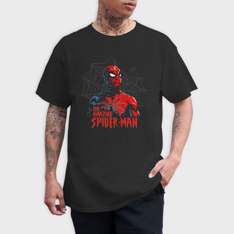 Spiderman Web Spider, Tricou Barbati (Unisex)