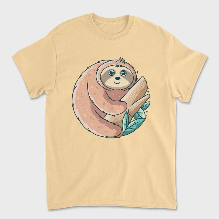 Cute Sloth 2, Tricou Barbati (Unisex)