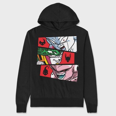 Dragon Ball Z 86, Hanorac Oversize Barbati (Unisex)