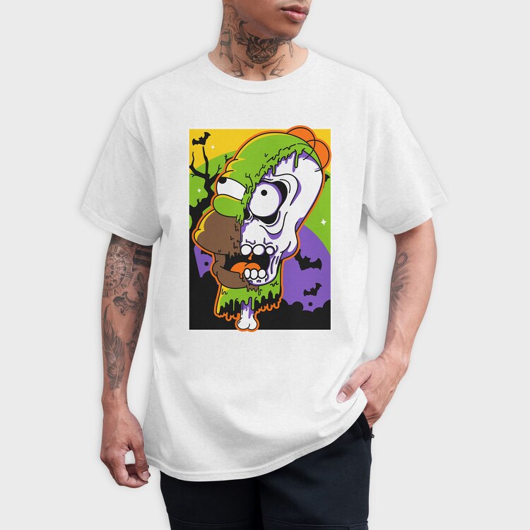 Zombie Clown Scream, Tricou Barbati (Unisex)